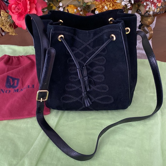 TODAY ONLY BRUNO MAGLI Made in Italy, leather. shoulder and crossbody bag. - Picture 13 of 16